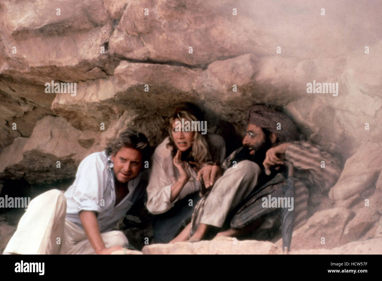 La joya del Nilo, Michael Douglas, Kathleen Turner, 1985, TM y