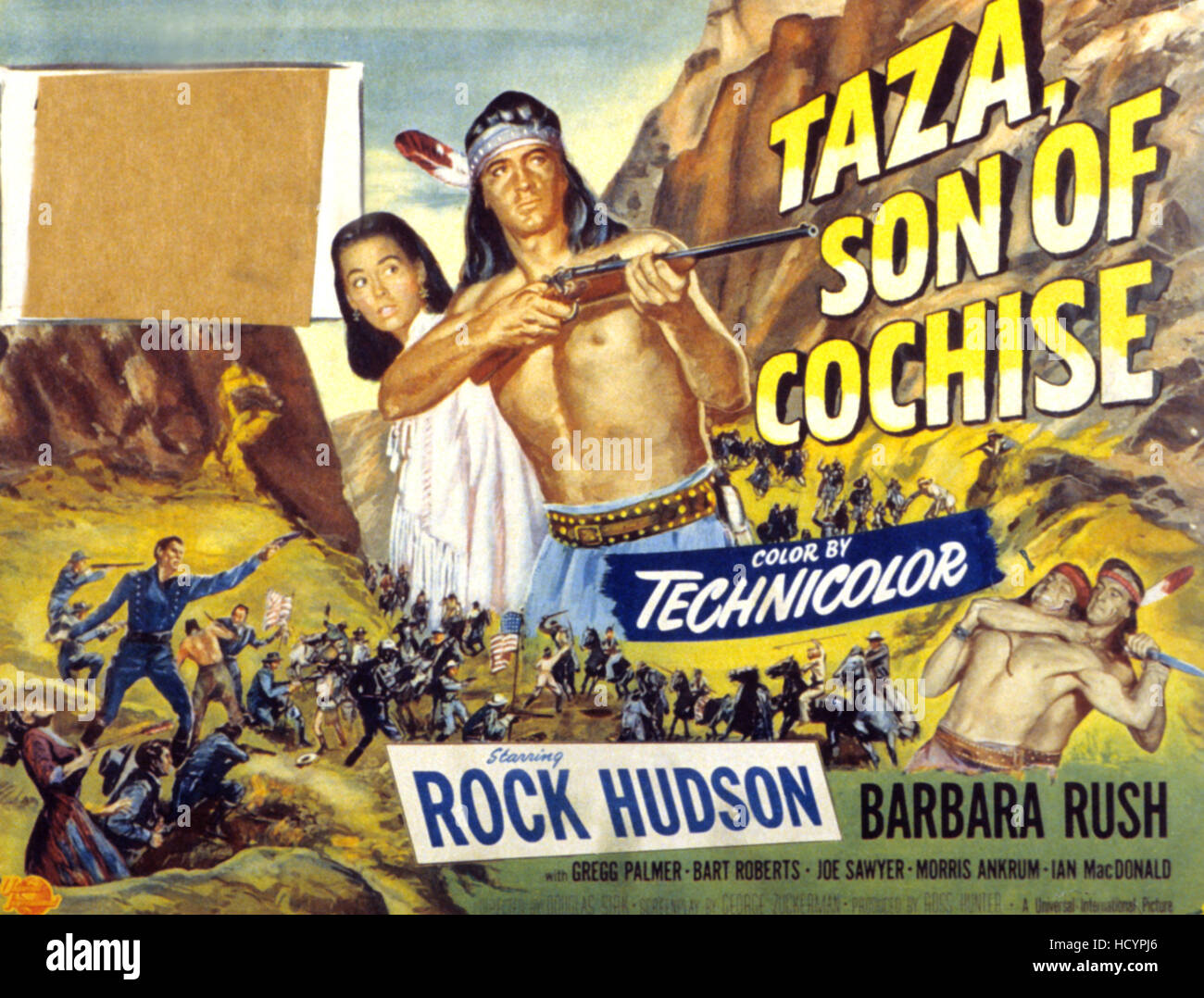 TAZA, hijo de COCHISE, Barbara Rush, Rock Hudson, 1954 Fotografía de stock  - Alamy