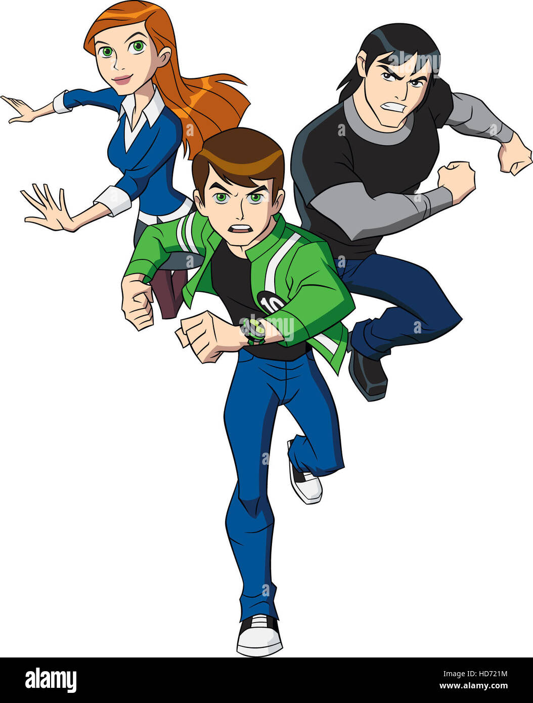 BEN 10: Alien Force, (desde la izquierda): Gwen Tennyson, Ben Tennyson