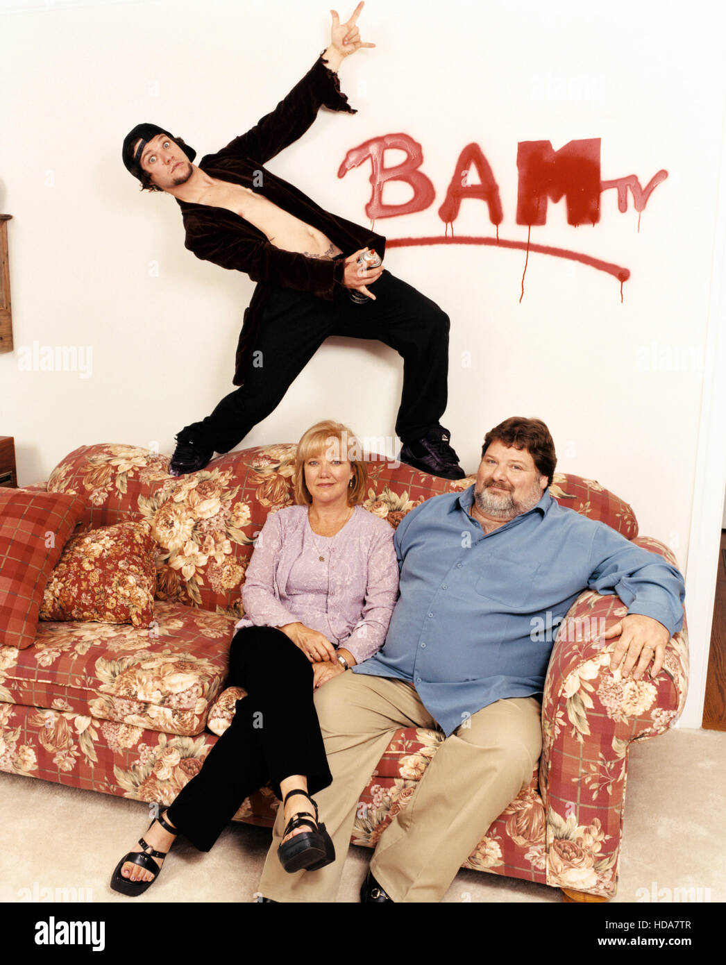 VIVA LA Bam Bam Margera, con sus padres, April Margera & Phil Margera