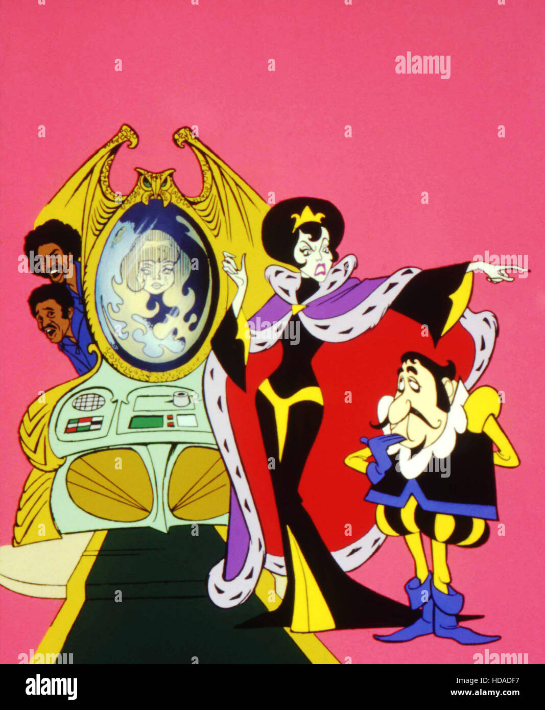 Los HARLEM GLOBETROTTERS SATISFACER Snow White, 1980 ©HannaBarbera