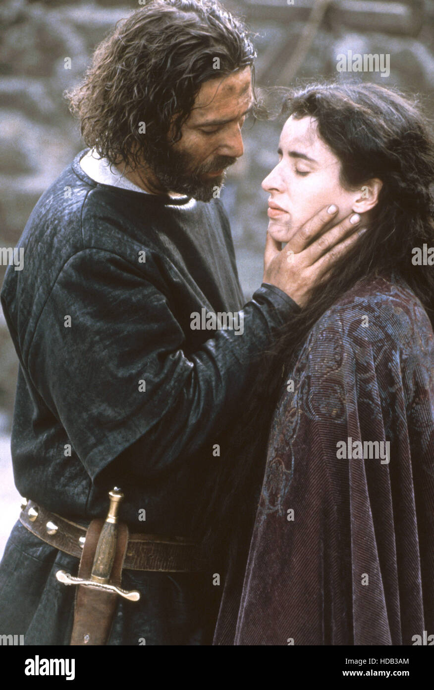 IVANHOE, (desde la izquierda) Ciaran Hinds, Susan Lynch, 1997. © A&E