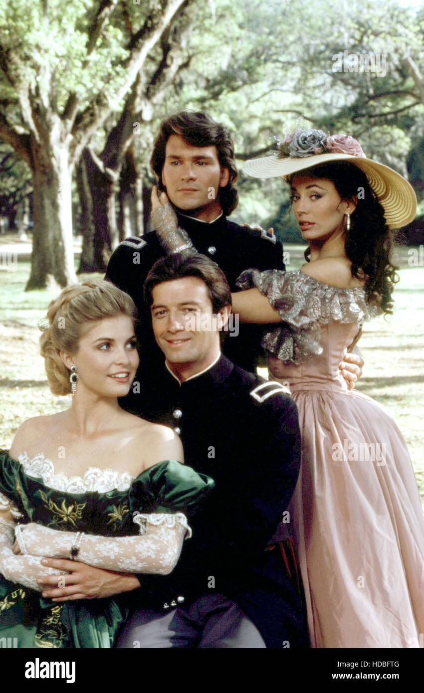 El Norte y el sur, Wendy Kilbourne, James Lee, Patrick Swayze, Lesley-Anne Down, 1985, Foto: Robert Phillips / Everett Fotografía de stock - Alamy El Norte y el sur, Wendy Kilbourne, James Lee, Patrick Swayze, Lesley-Anne Down, 1985, Foto: Robert Phillips / Everett Fotografía de stock - Alamy