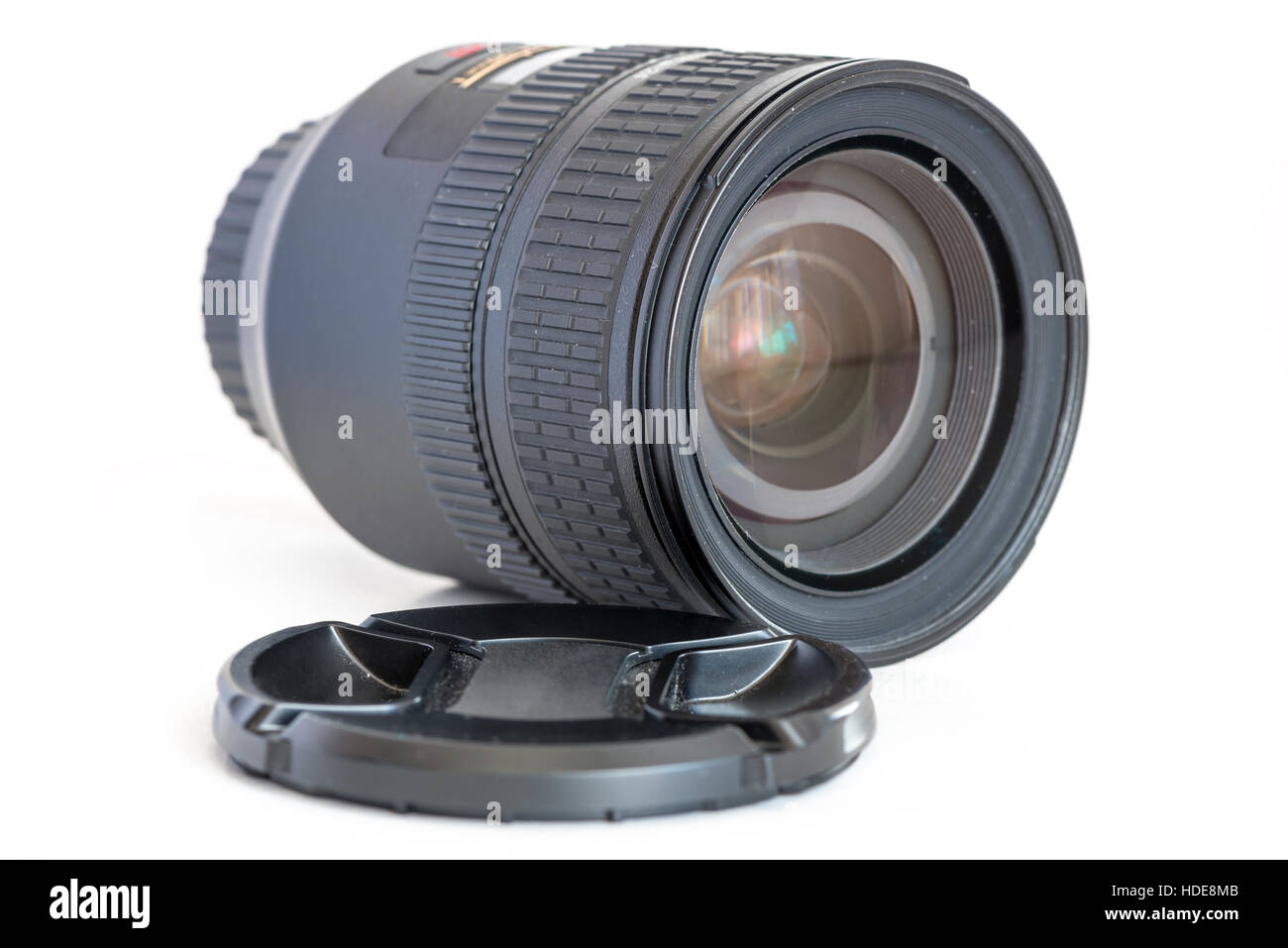 La lente de ojo de pez y lente macro para cámara de teléfono celular sobre  fondo blanco Fotografía de stock - Alamy