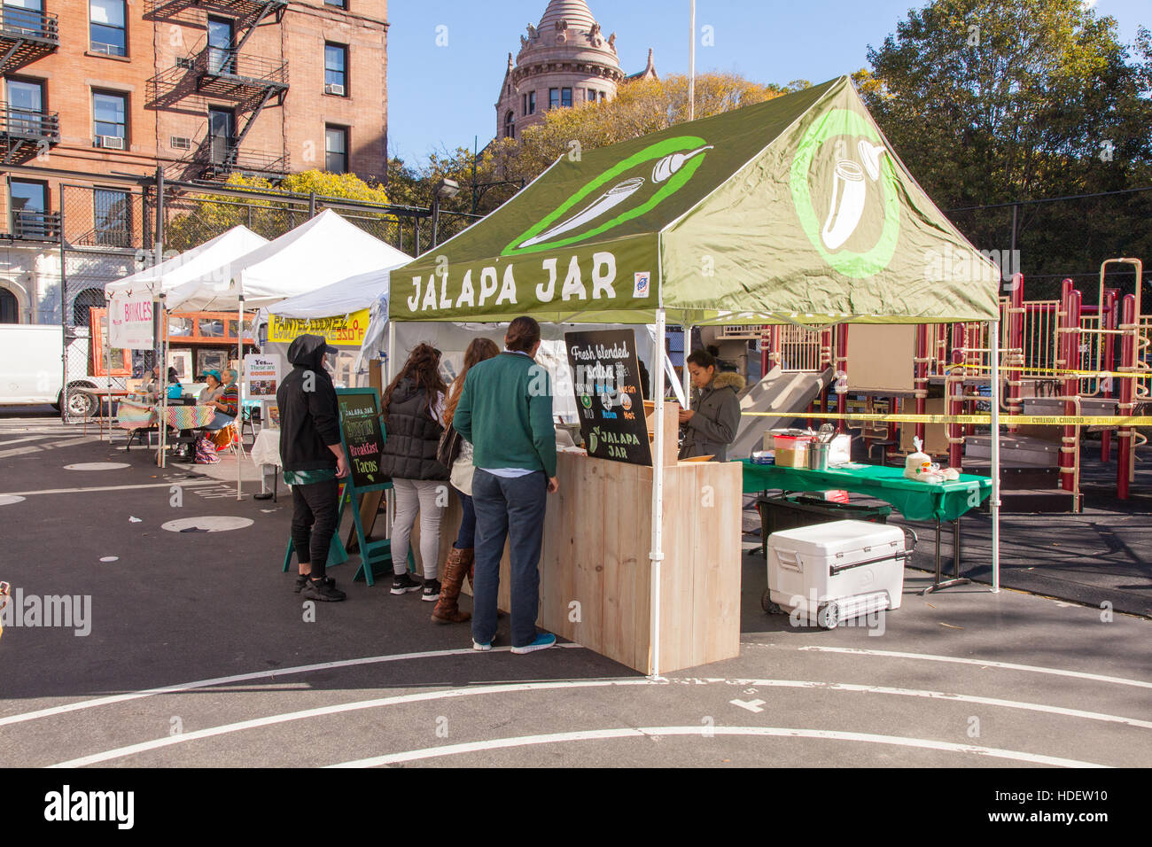 El Gran Bazar, Mercado Dominical, Upper West Side de Manhattan, Ciudad de Nueva York, Estados Unidos de América. Foto de stock