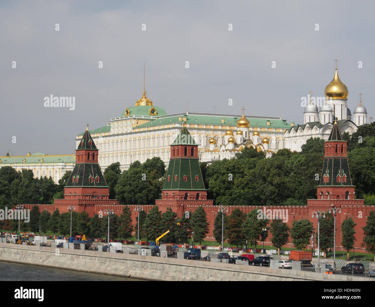 Vista de Moscú Kremlin desde Puente Moskvoretsky Bolshoi pic3 Foto de stock