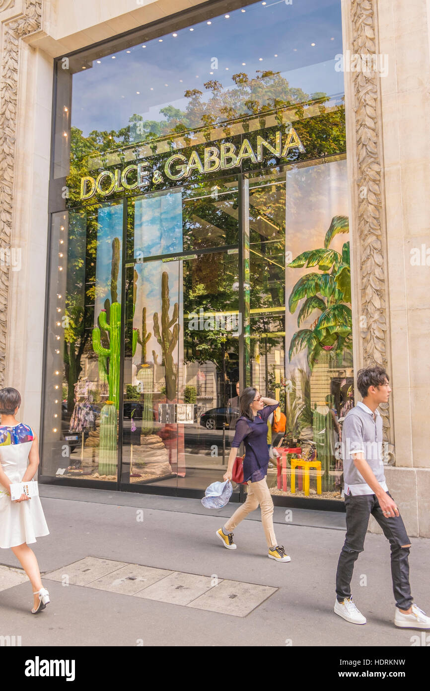 Tienda de Dolce & Gabbana Foto de stock