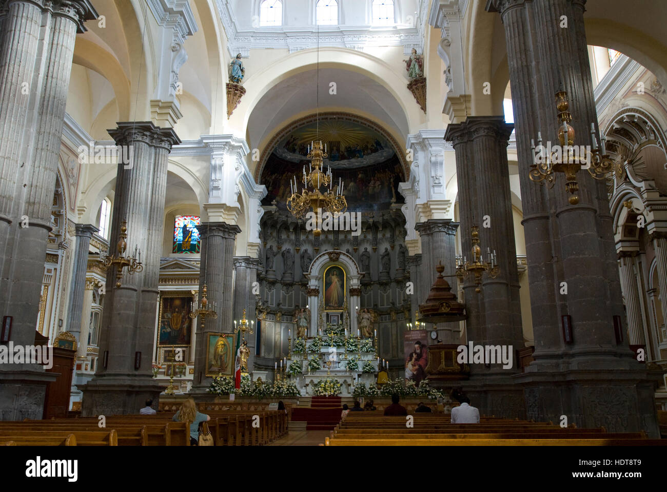 Templo del Espiritu Santo de la Compañía de Jesús, Puebla, México Fotografía de stock Alamy Templo del Espiritu Santo de la Compañía de Jesús, Puebla, México Fotografía de stock Alamy