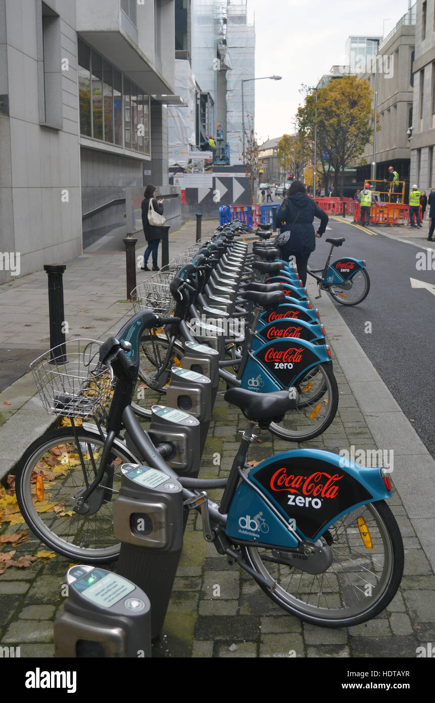 Alquiler de bicicletas sistema Dublín Irlanda Fotografía de stock - Alamy