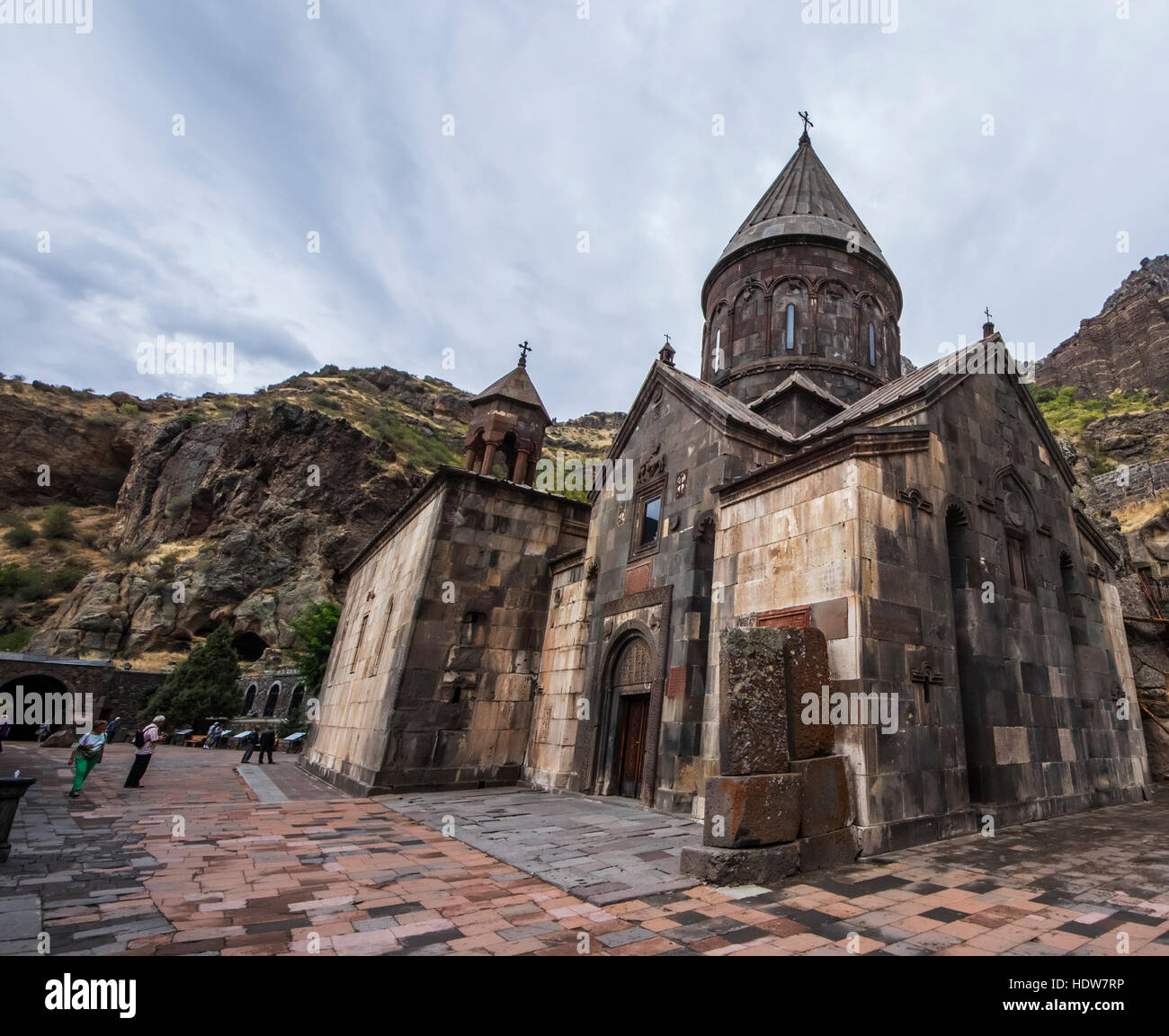 Iglesia de la santísima Madre de Dios, en el Monasterio de Geghard, Valle Azat; Kotayk, Armenia Foto de stock