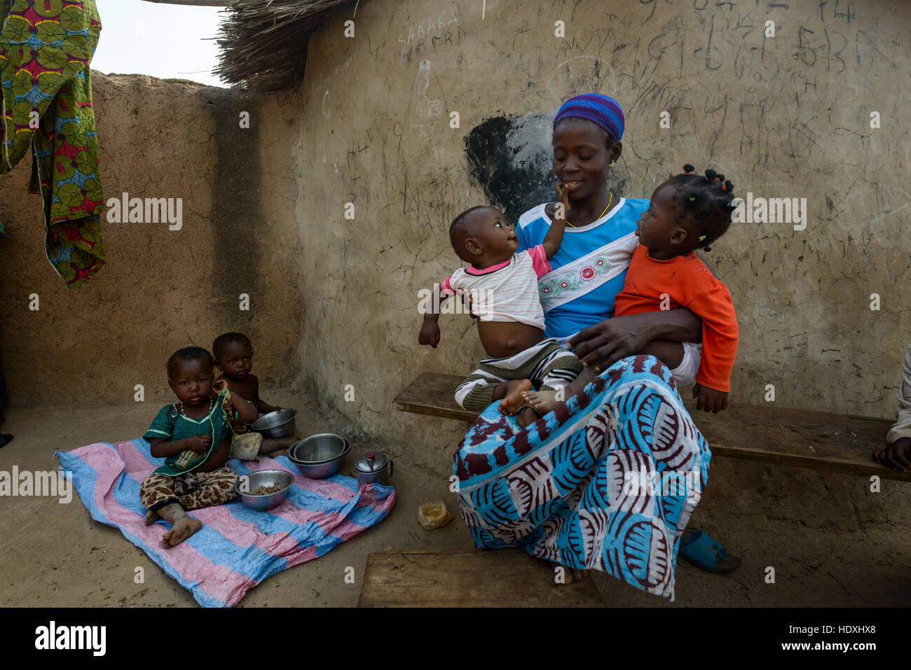 La gente del norte de Togo, Foto de stock