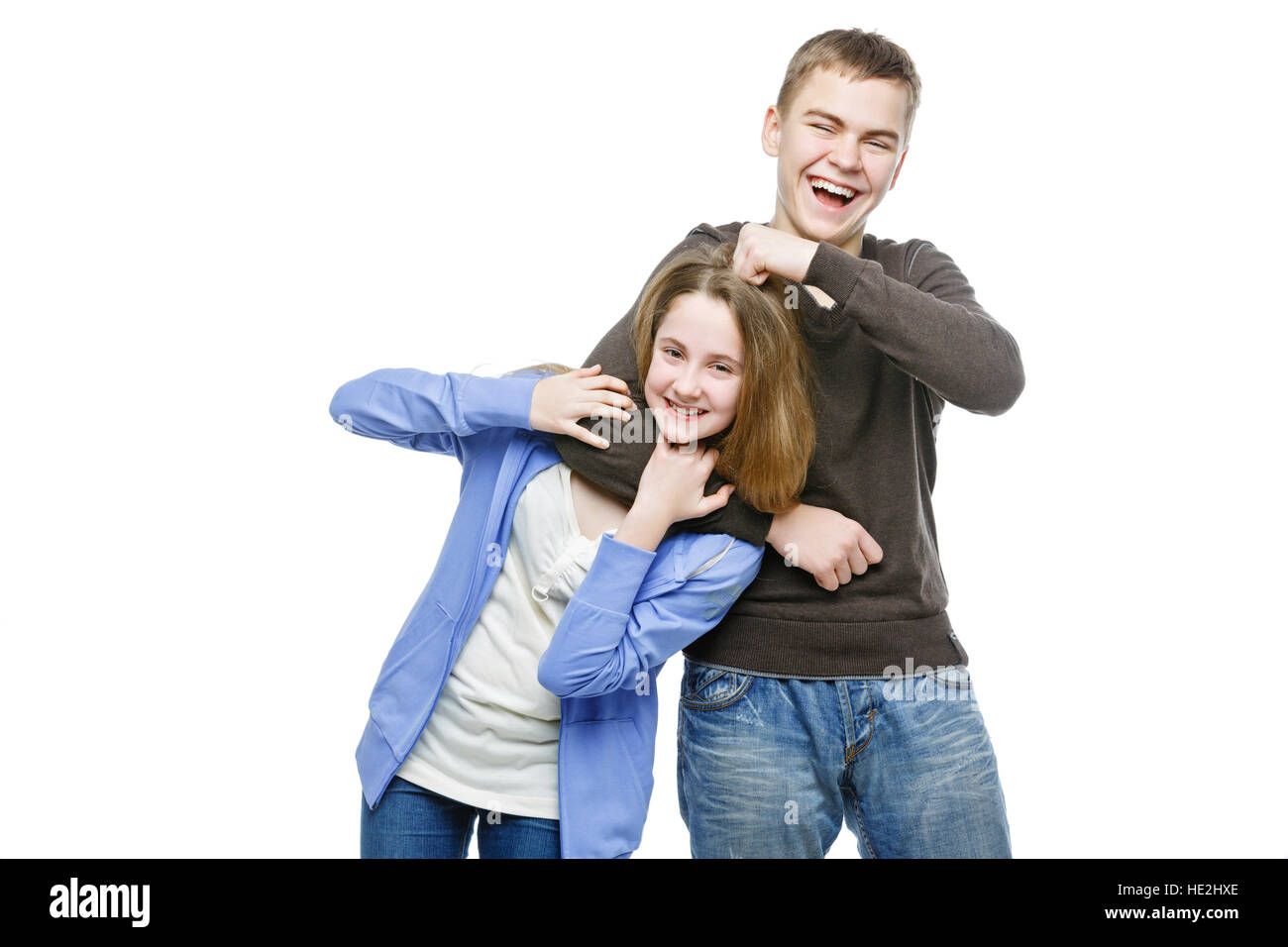 Hermano Menor Y Hermana Mayor Fotografías E Imágenes De Alta Resolución