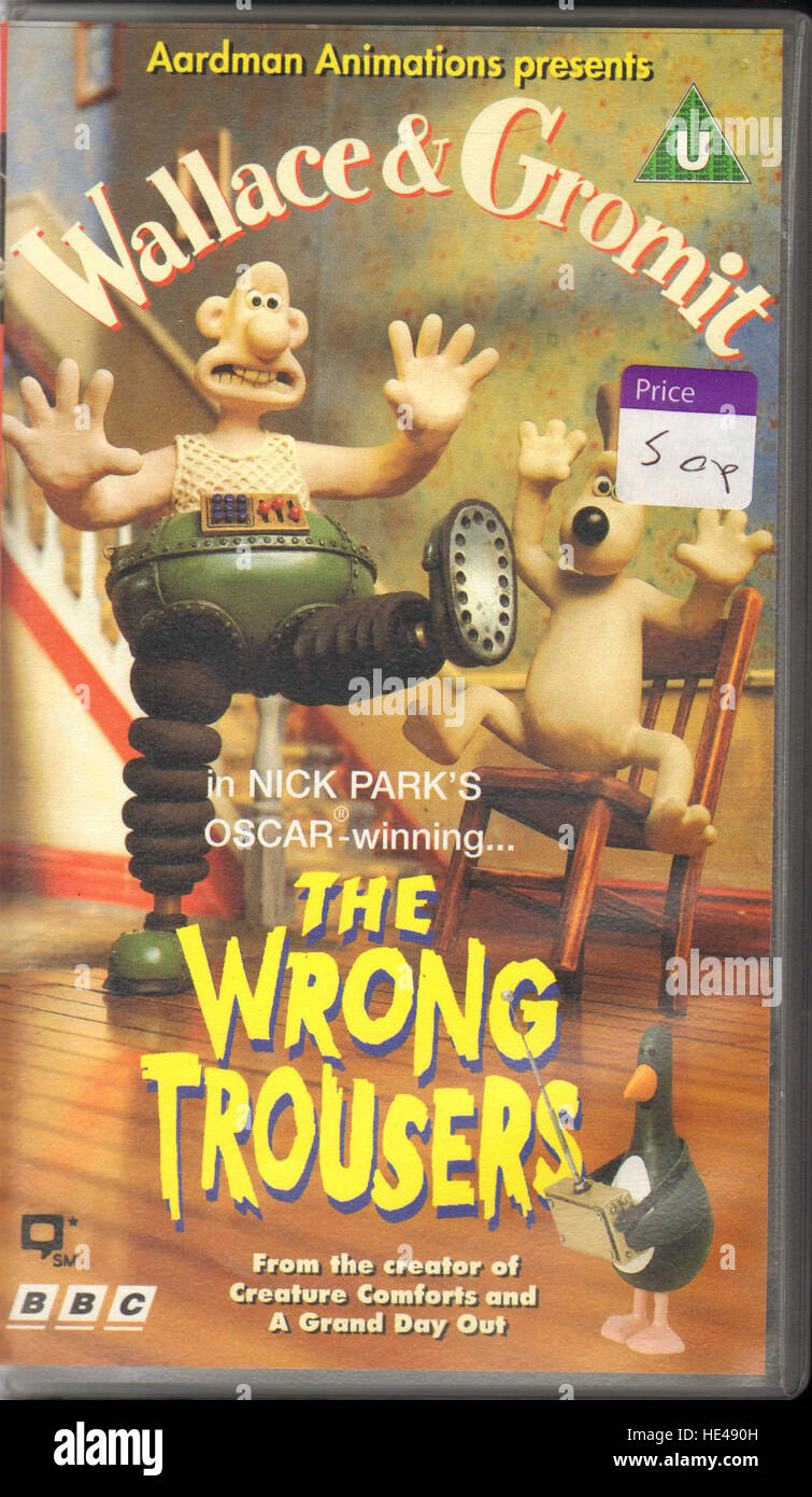 Wallace y Gromit VHS Fotografía de stock Alamy