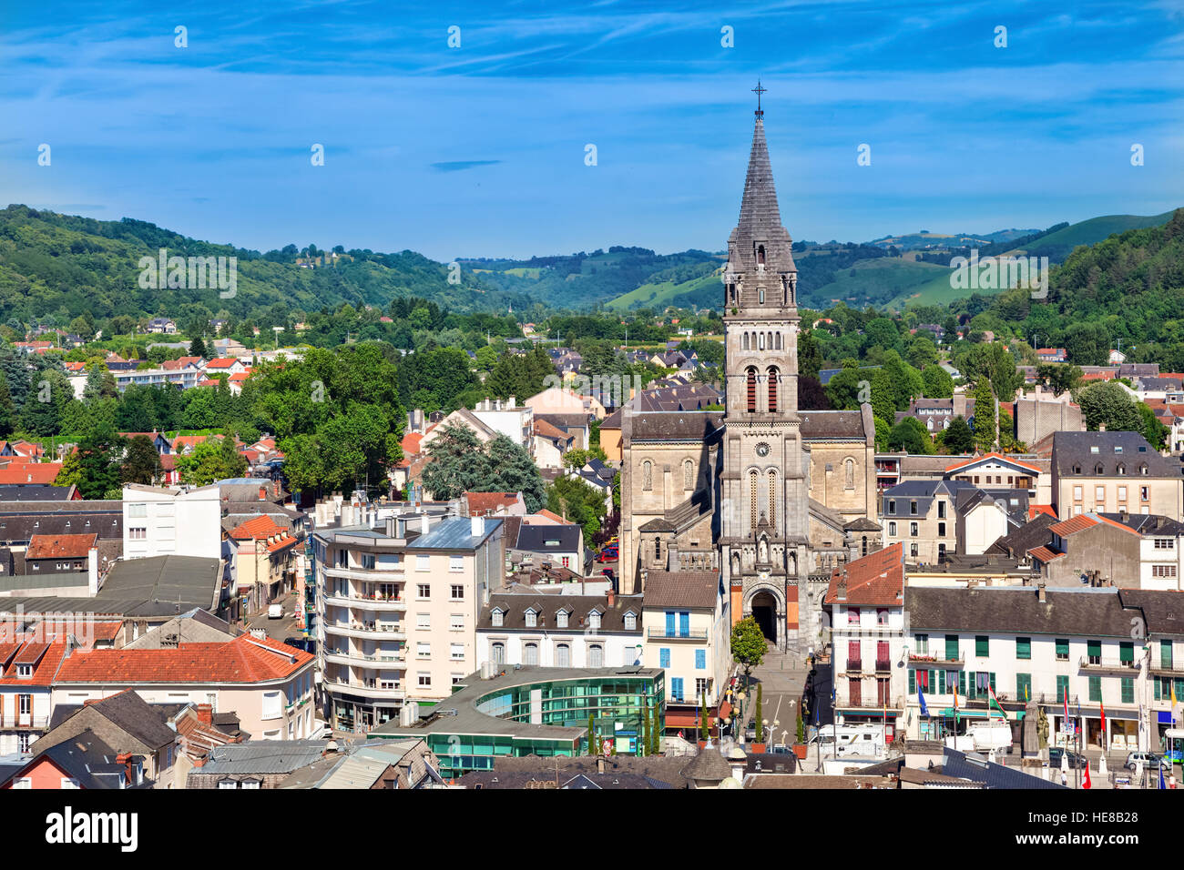 Iglesia del sagrado corazon lourdes fotografías e imágenes de alta