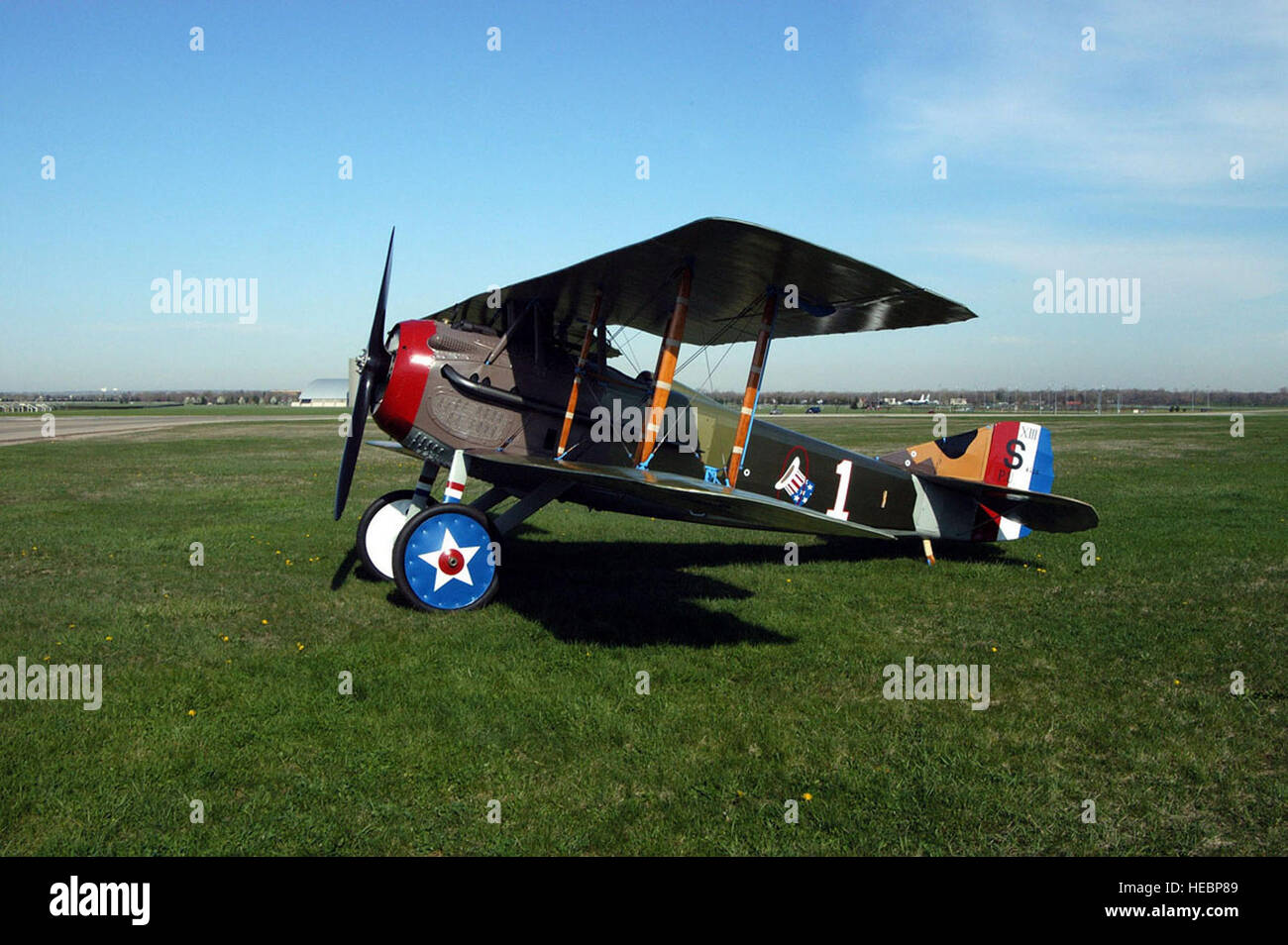 DAYTON, Ohio -- SPAD XIII en el Museo Nacional de la Fuerza Aérea de los Estados Unidos. (Ee.Uu. Foto de la Fuerza Aérea) Foto de stock