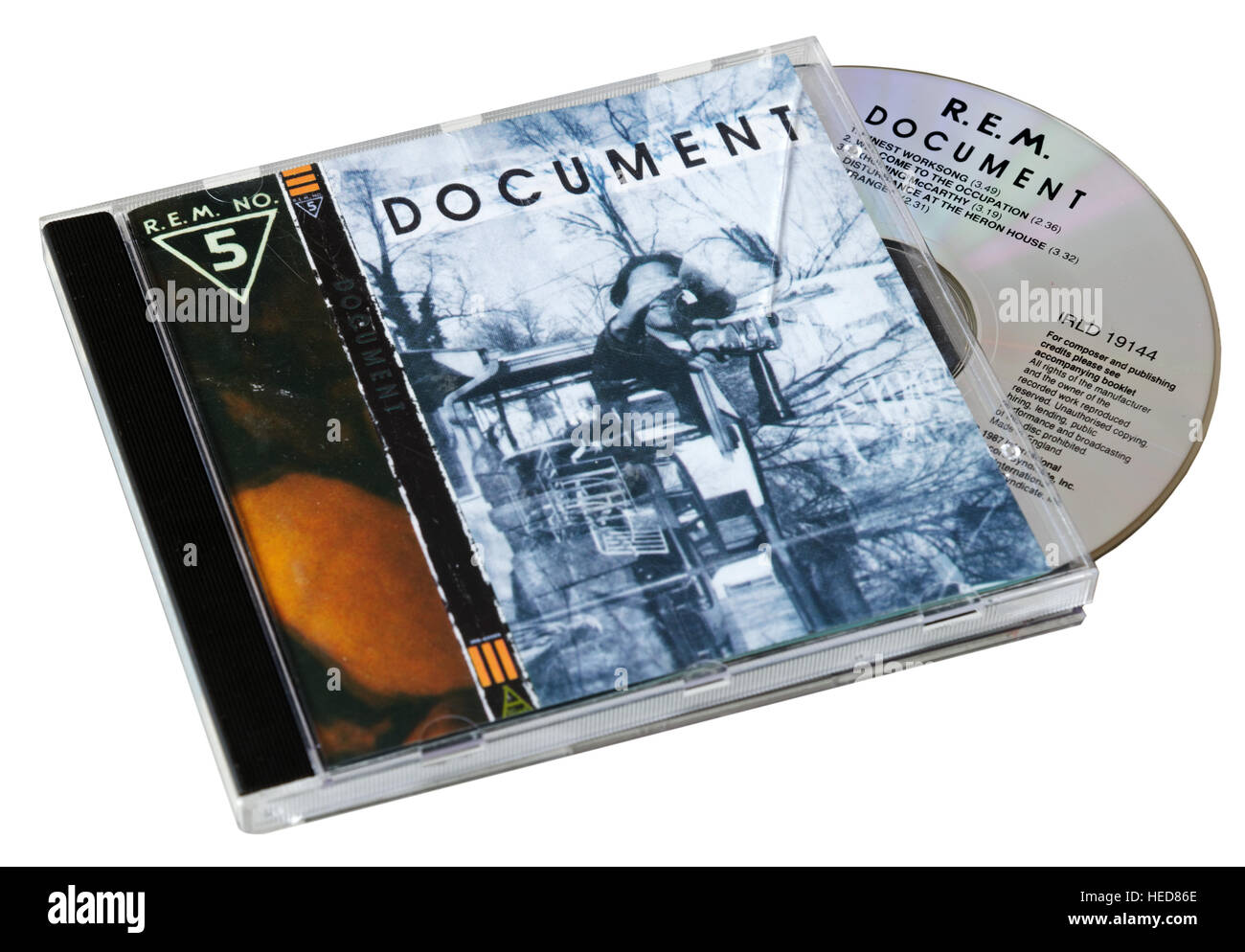 Documento REM CD Foto de stock