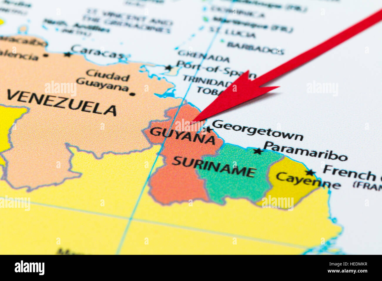 Mappa di guyana fotografías e imágenes de alta resolución Alamy