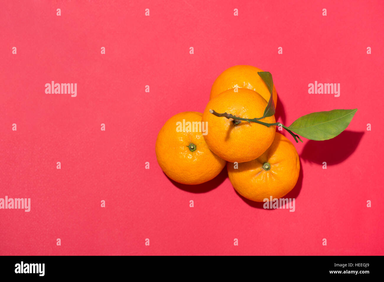 Naranja para el Año Nuevo Lunar chino. Concepto de vacaciones Tet. Foto de stock