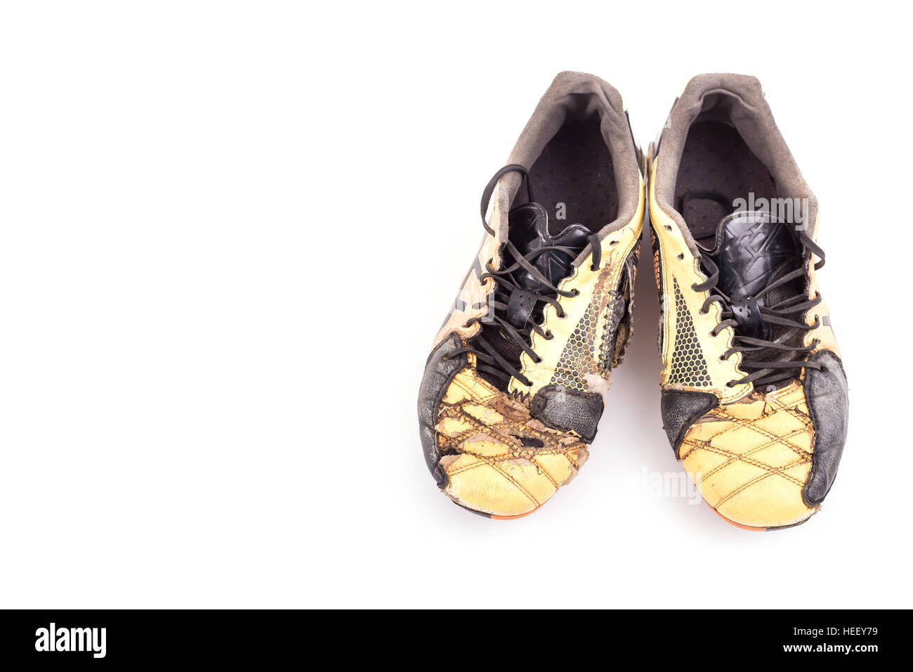 Zapatos de futbol usados fotografías e imágenes de alta resolución - Alamy