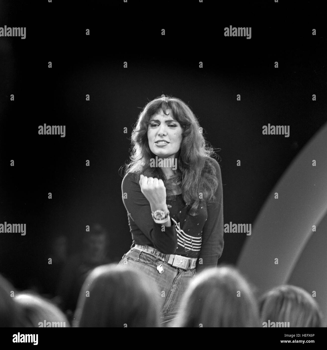 Loredana Berrte Italienische Sängerin, Deutschland 1970er Jahre. El cantante italiano Loredana