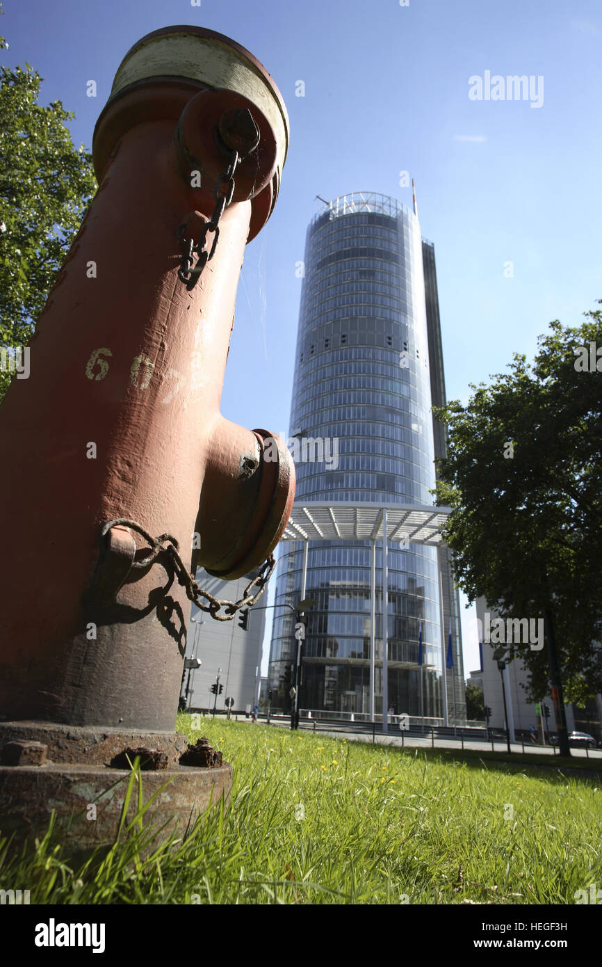 DEU, área de Ruhr, Alemania, Essen, sede central de la empresa RWE. Foto de stock