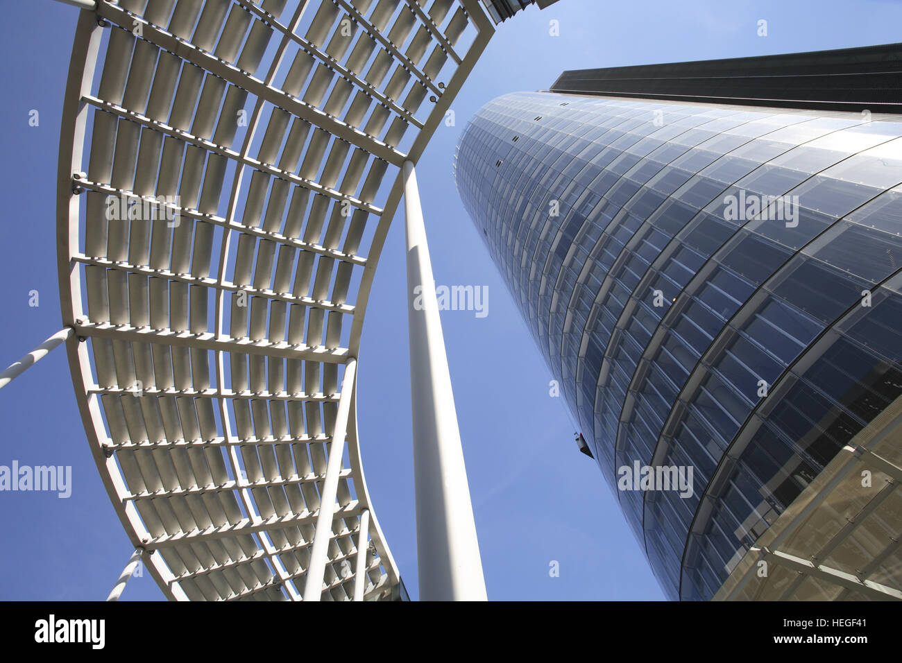 DEU, área de Ruhr, Alemania, Essen, sede central de la empresa RWE. Foto de stock