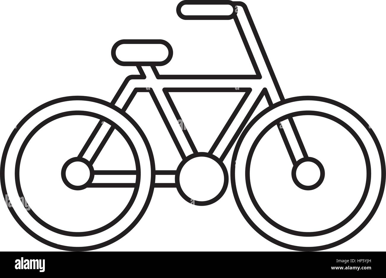 Bicicleta icono aislados de dibujo ilustración vectorial diseño Imagen  Vector de stock - Alamy