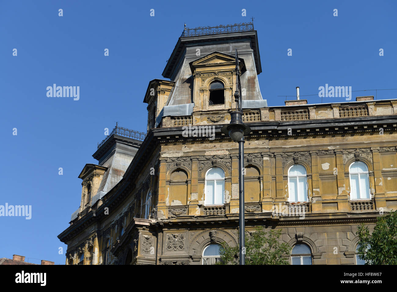 Koeroend Altbau, Kodaly, Budapest, Ungarn, edificio antiguo, Hungría Foto de stock