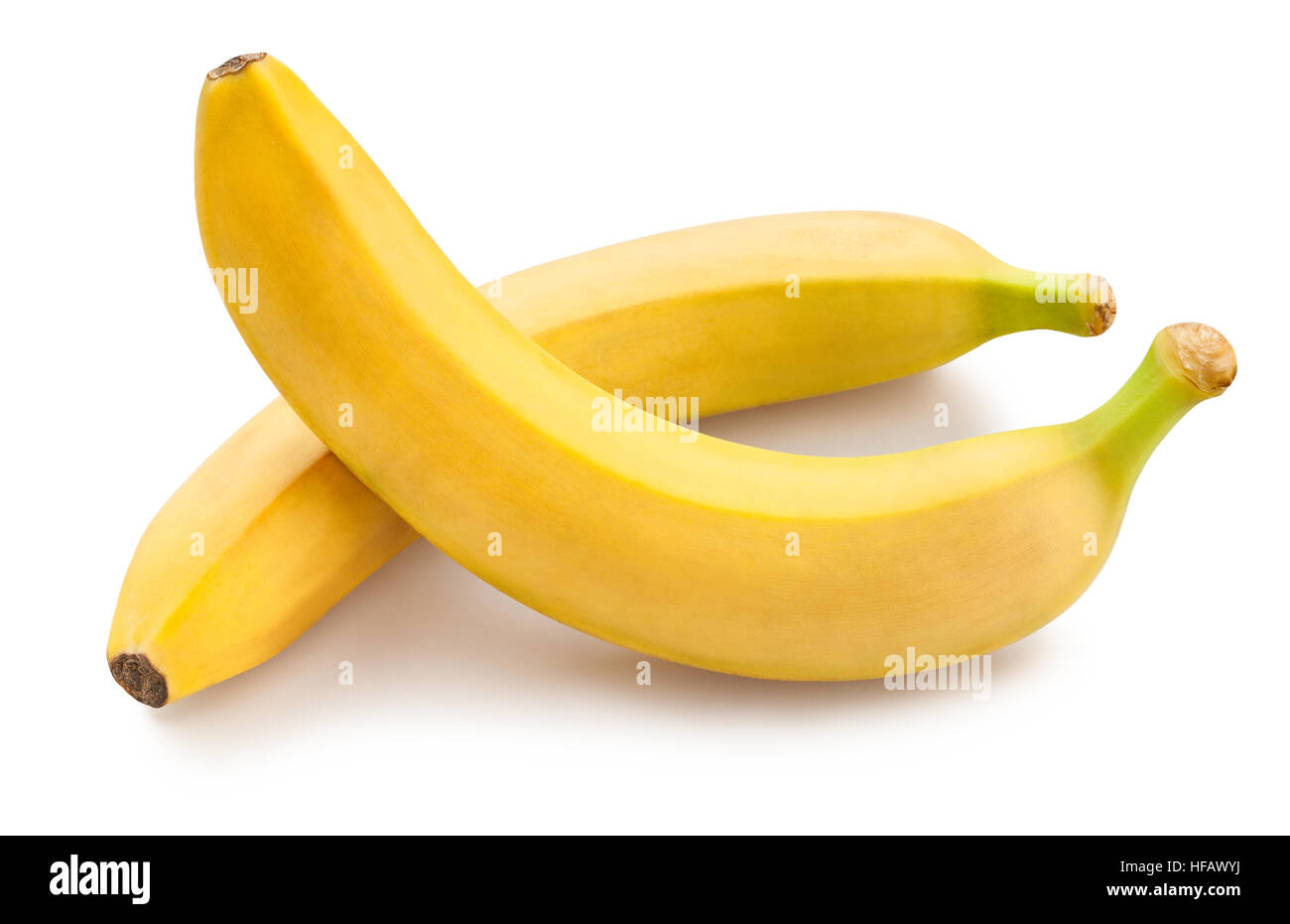 Banana aislado Foto de stock