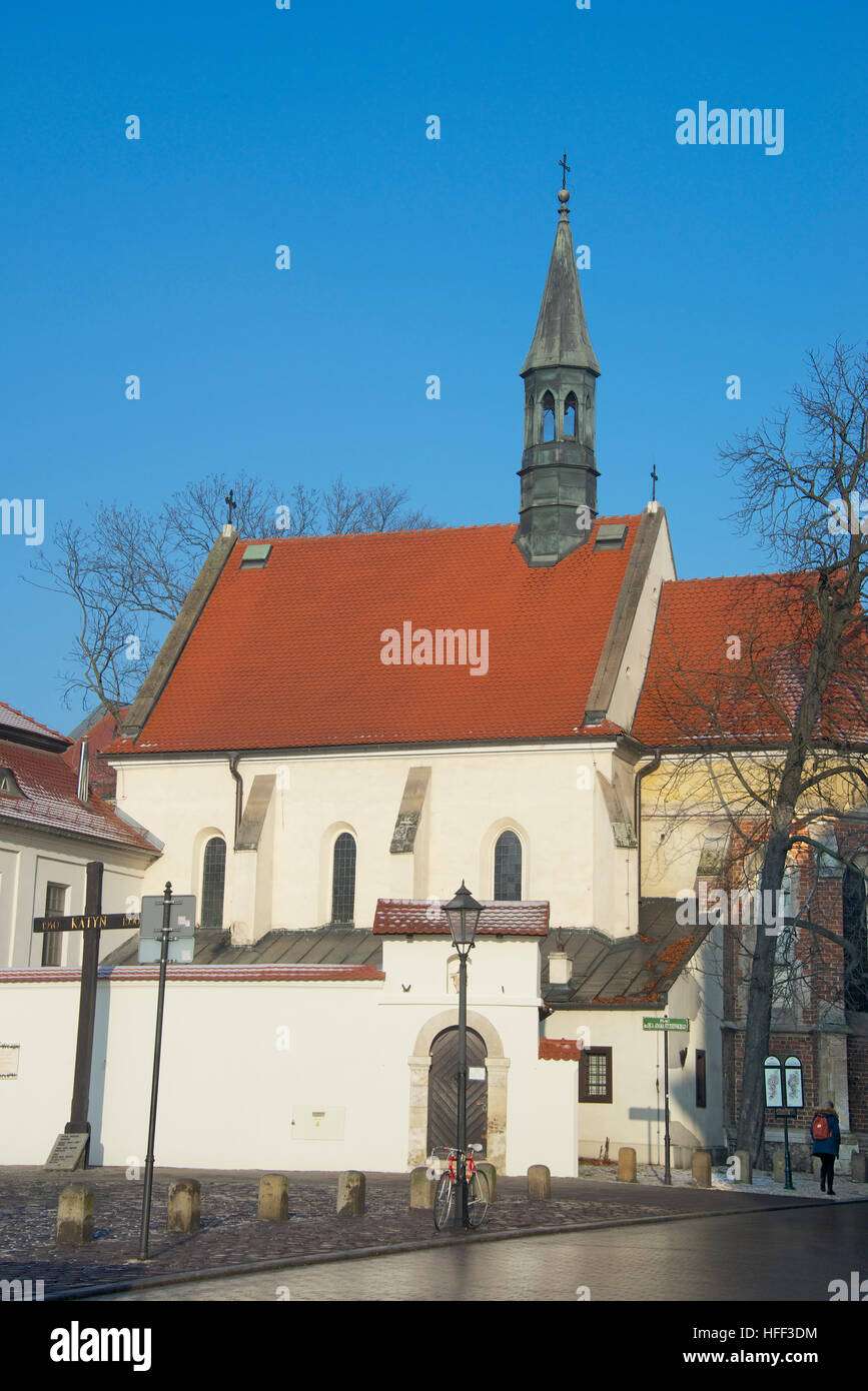 Iglesia de St Giles Katyn Cracovia, Polonia. Foto de stock