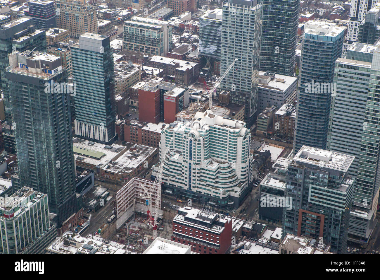 Toronto Downtown,rascacielos de Toronto Foto de stock