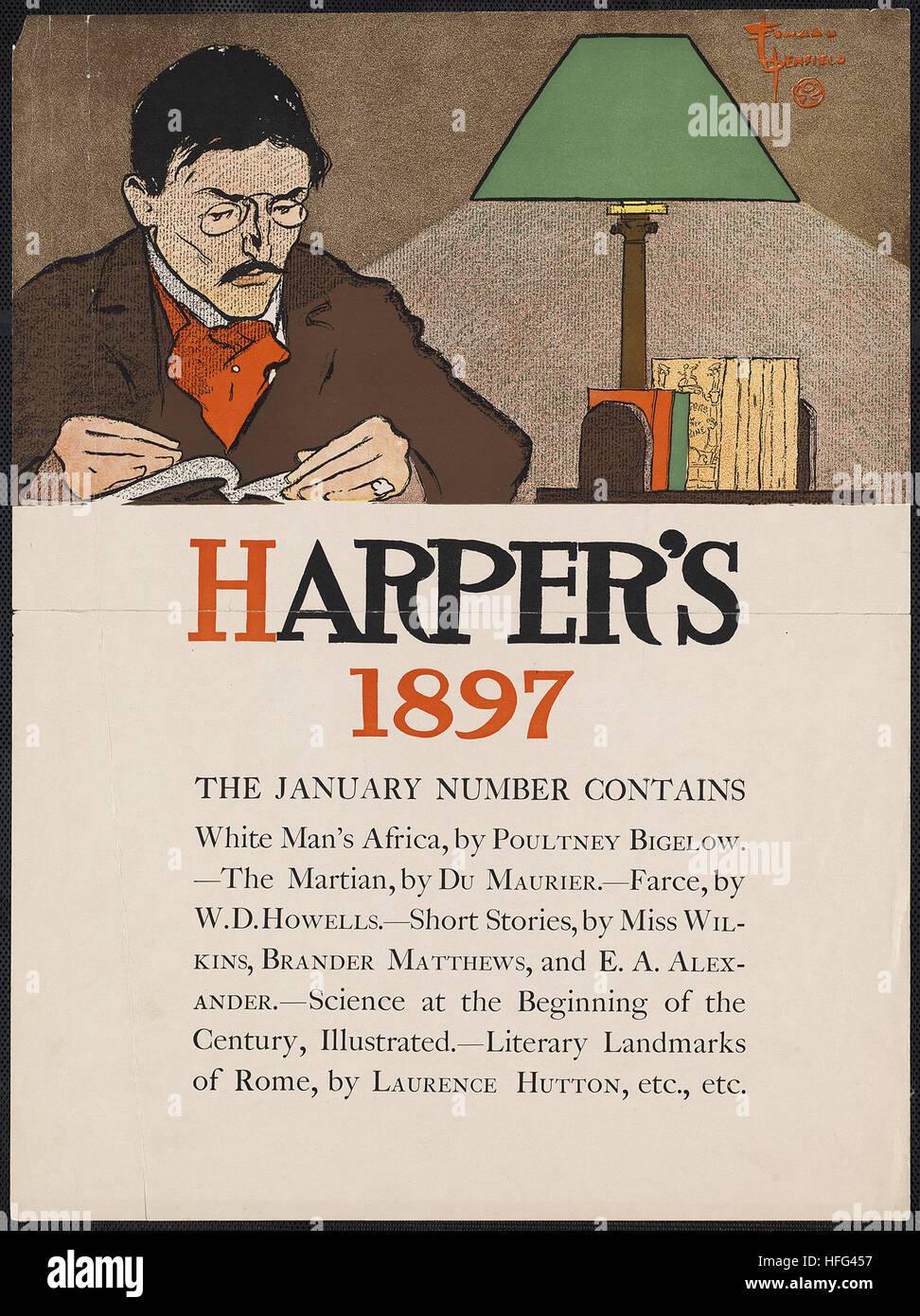 De Harper 1897 Foto de stock