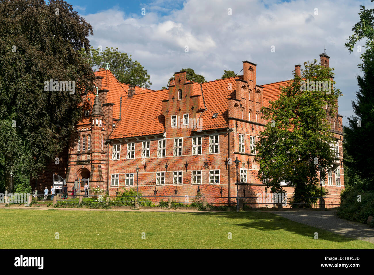 Castle Schloss Bergedorf, Hamburgo, Alemania. Foto de stock