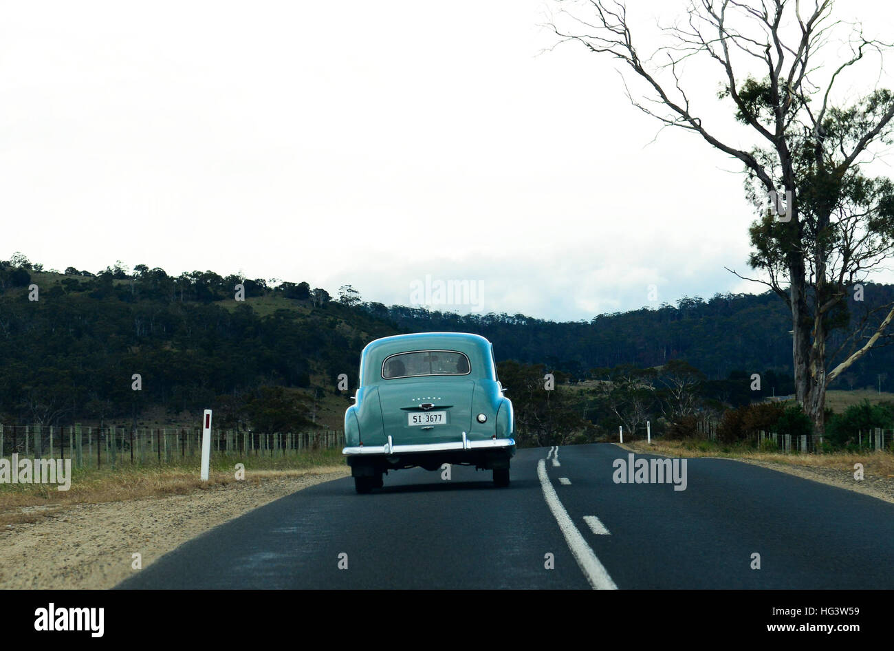Un 1950 Australia Australia Holden ( GM ) coche en Tasmania. Foto de stock