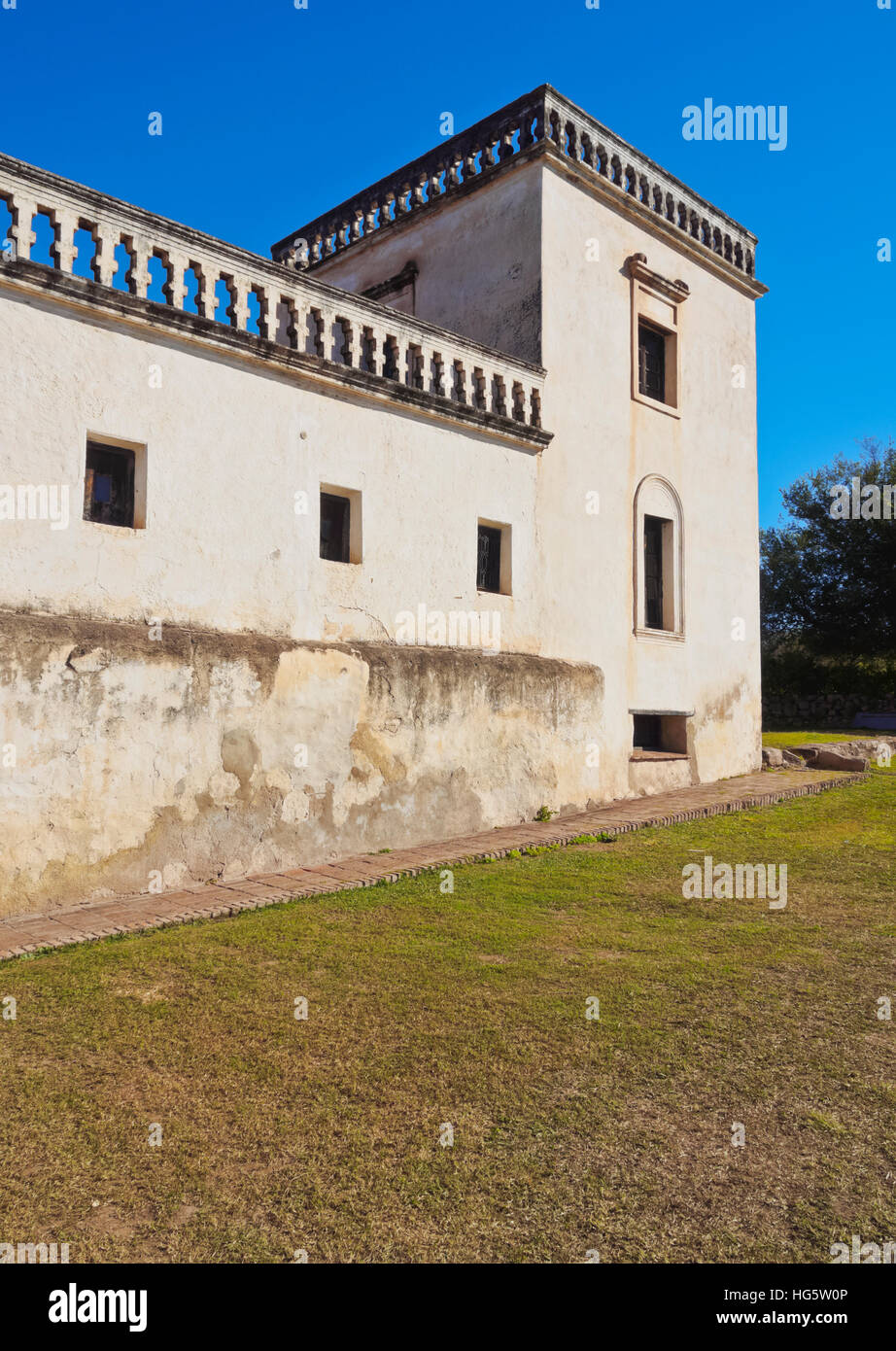 Argentina, provincia de Córdoba, Colonia Caroya, vista la Estancia Jesuítica de Caroya. Foto de stock