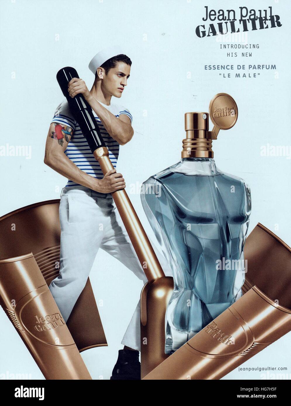 2010s UK Jean Paul Gaultier Magazine anuncio Fotografía de stock - Alamy