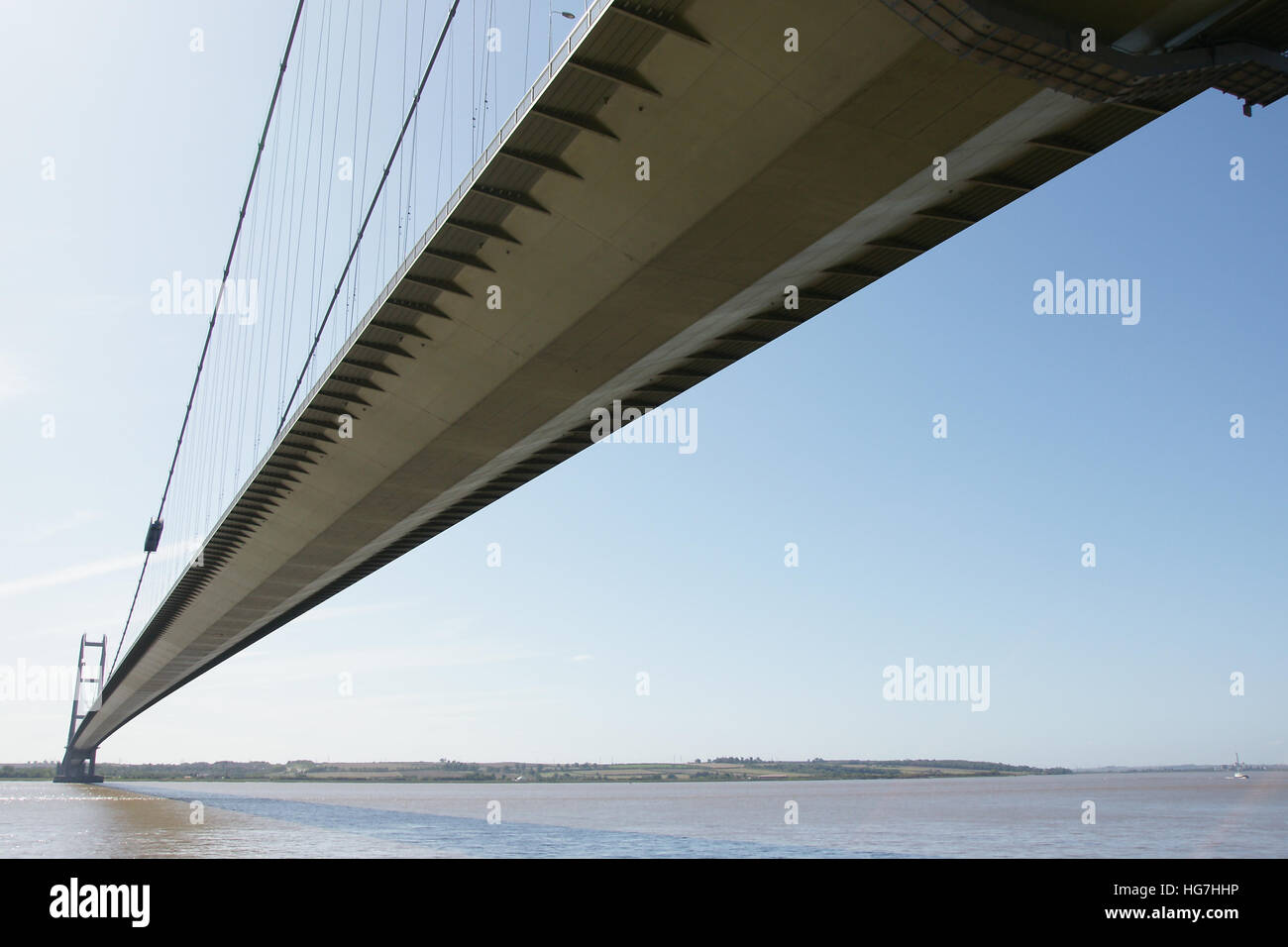 Puente Humber, Hessle, East Yorkshire Foto de stock