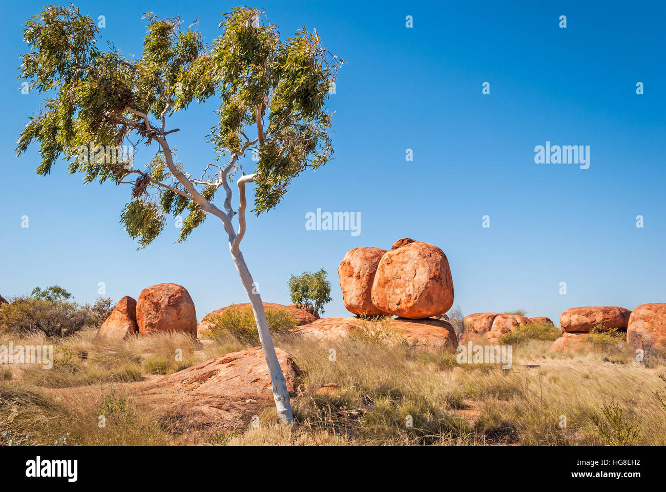 Devils Marbles, Territorio del Norte, Australia Foto de stock