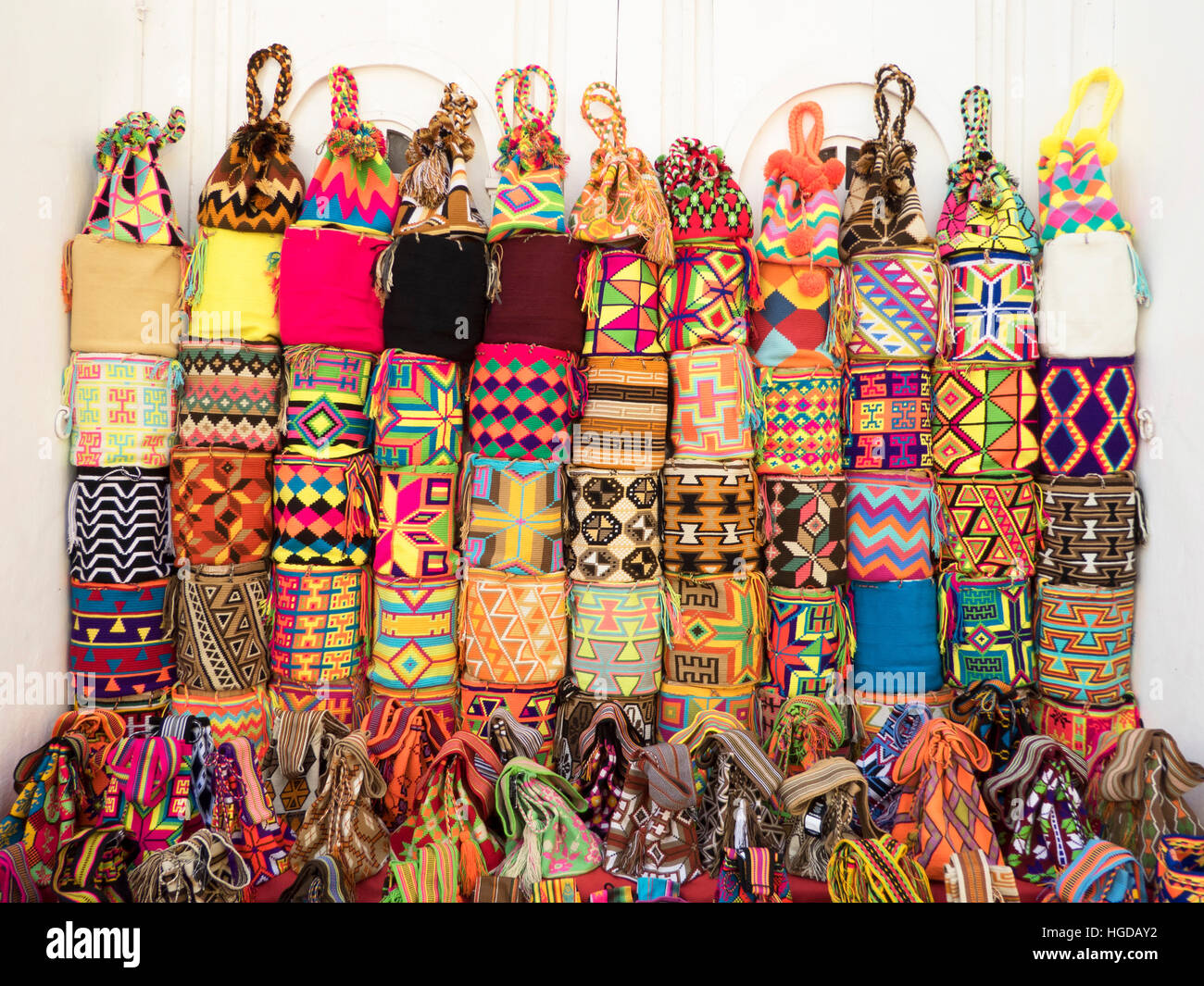 Tienda en la ciudad de Cartagena de Indias, Colombia Foto de stock