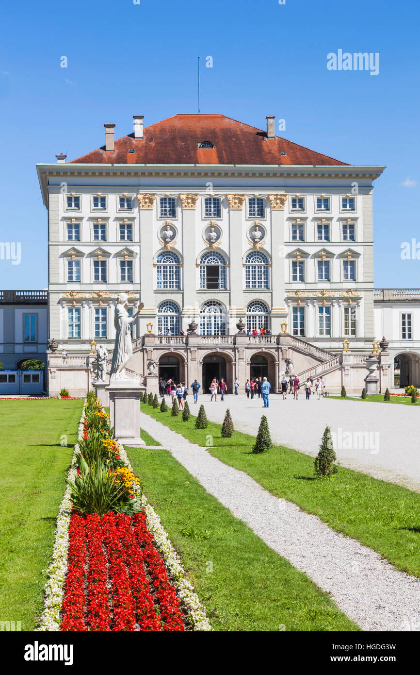 Alemania, Baviera, Munich, el Palacio de Nymphenburg Foto de stock