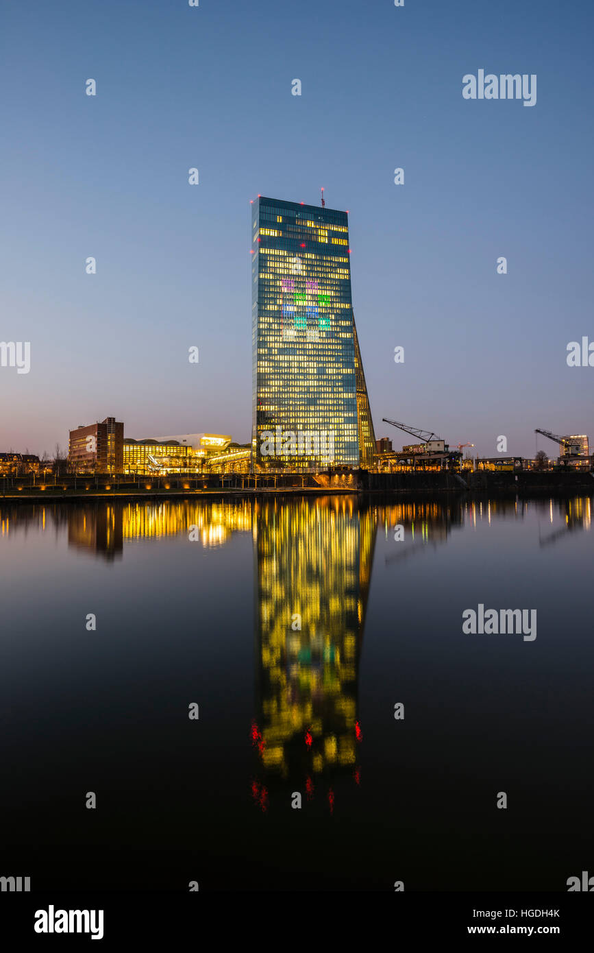 Banco Central Europeo (BCE, Francfort del Meno, Foto de stock