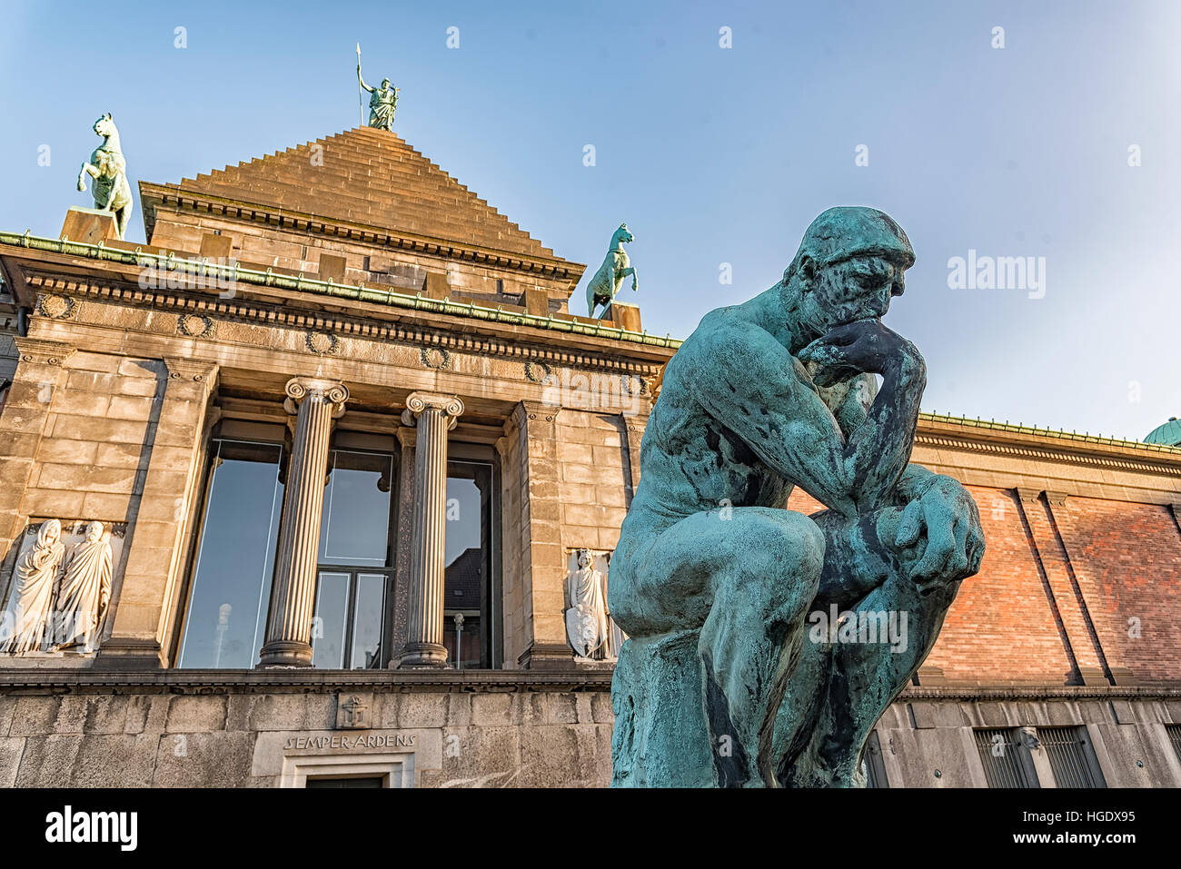 La Nueva Gliptoteca Carlsberg es un museo de arte en Copenhague, Dinamarca. Foto de stock