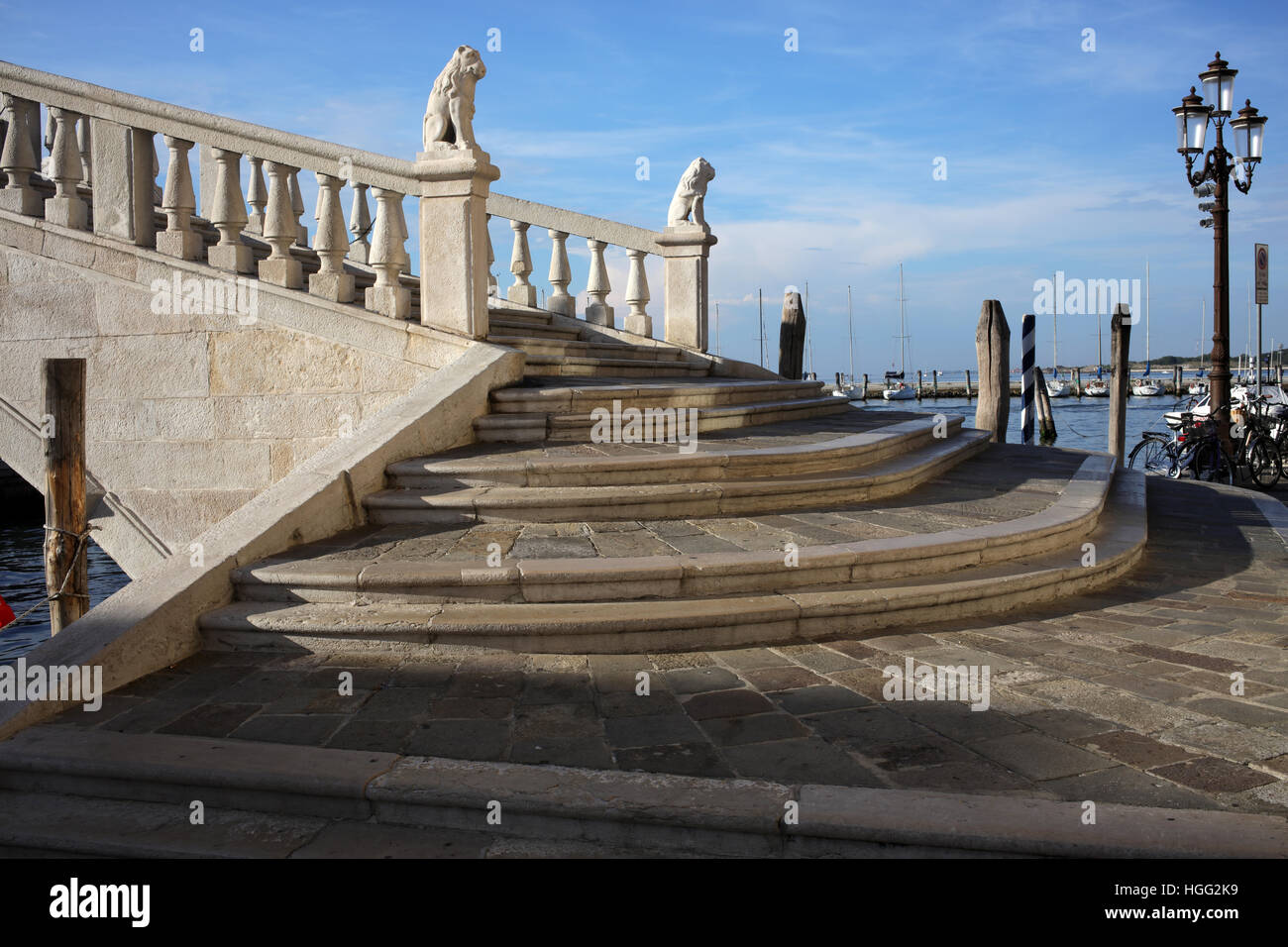 Fondamenta Canal Vena - Chioggia - Comuna de la ciudad metropolitana de Venecia - Italia Foto de stock