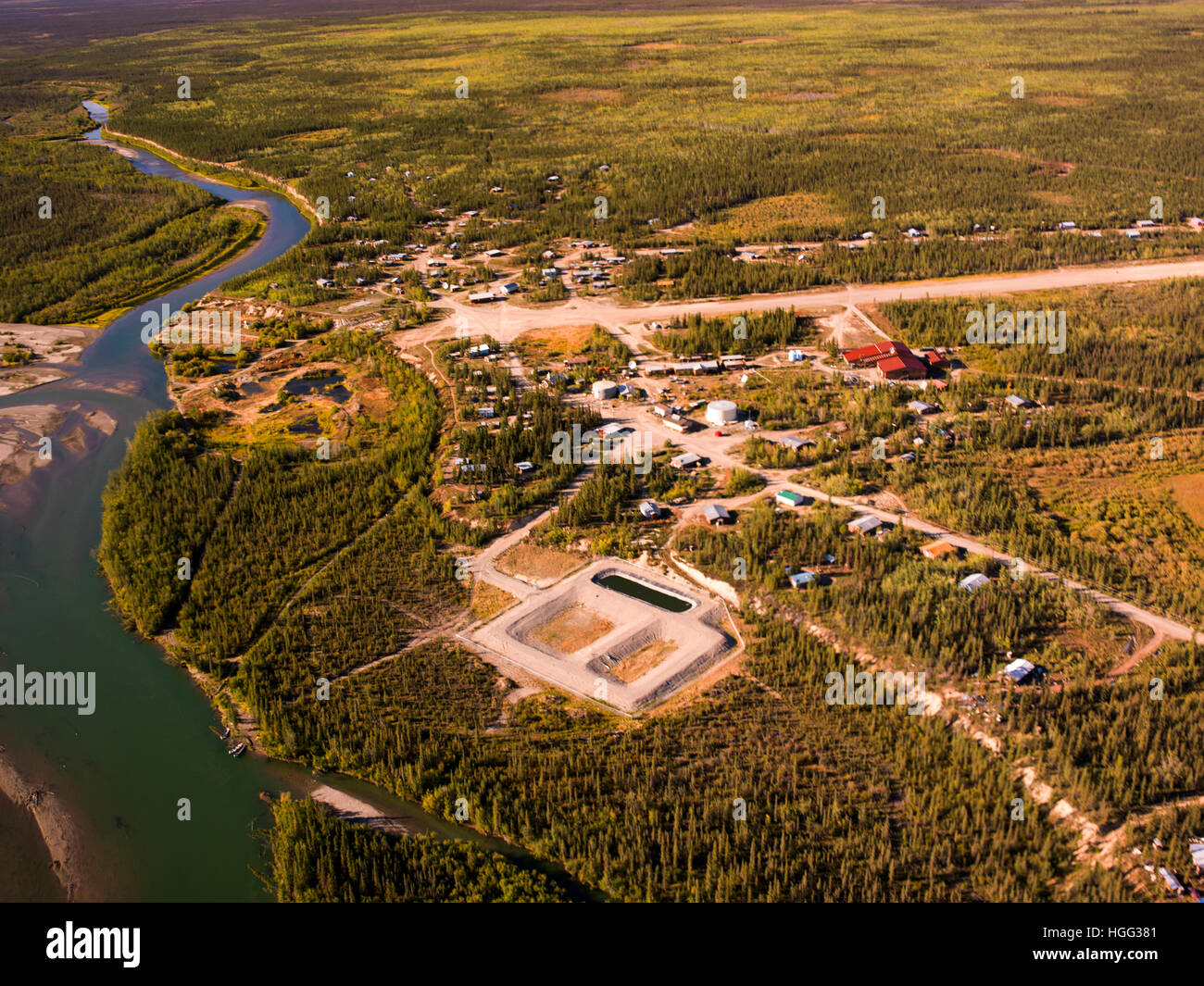 El pueblo nativo de Alaska Fotografía de stock Alamy