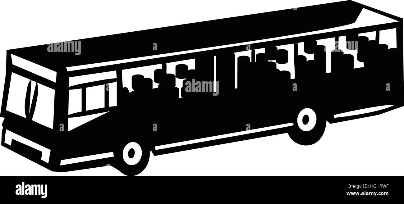 Transporte público: servicio de bus Foto de stock