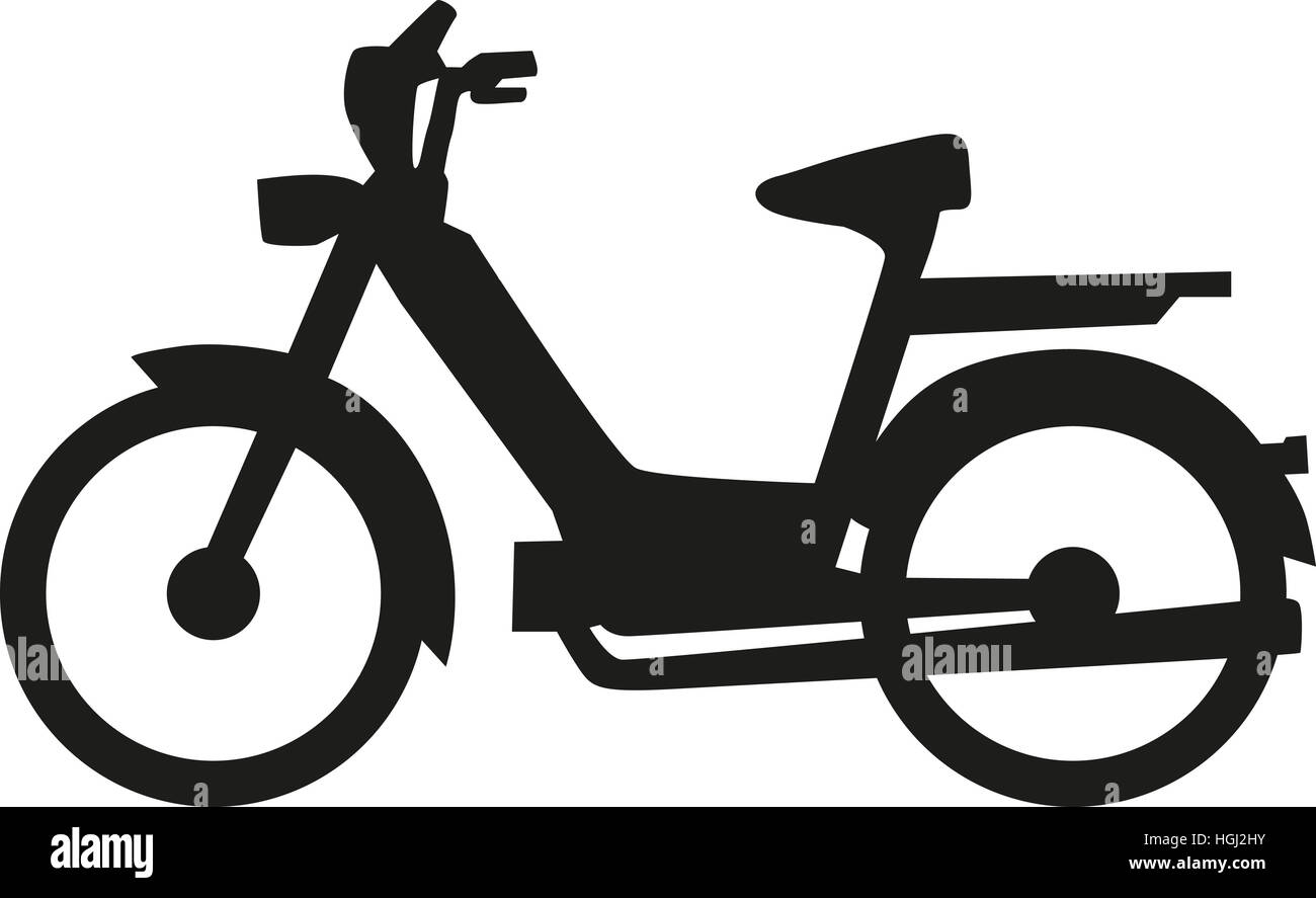 Ciclomotor scooter Foto de stock