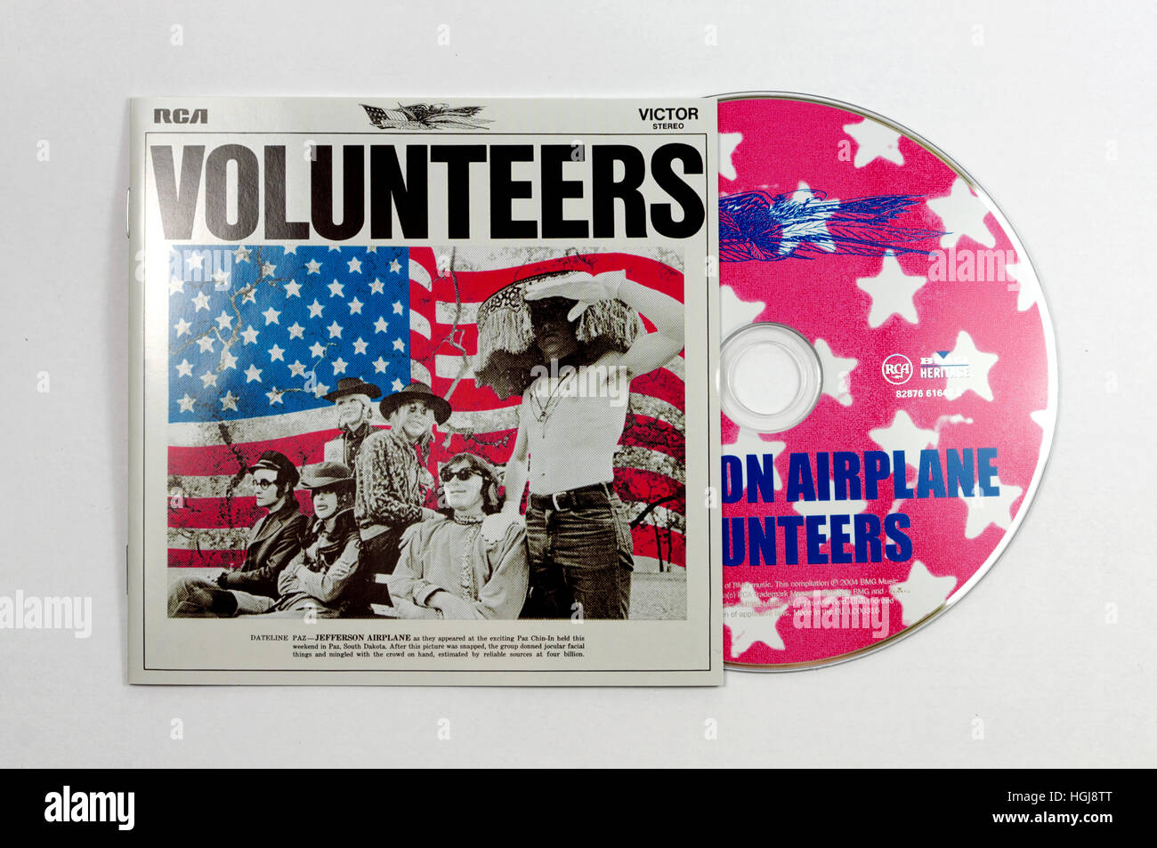 Jefferson Airplane voluntarios álbum Foto de stock
