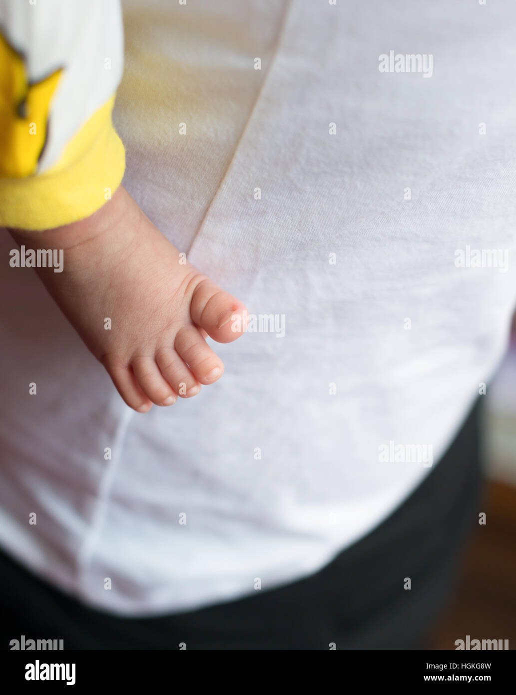 Pie De Bebé Recién Nacido Fotos e Imágenes de stock - Alamy