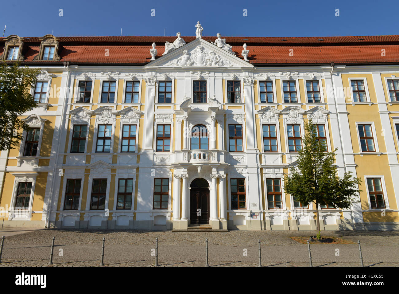 Landtag, Domplatz, Magdeburgo, Sajonia-Anhalt, Alemania Foto de stock