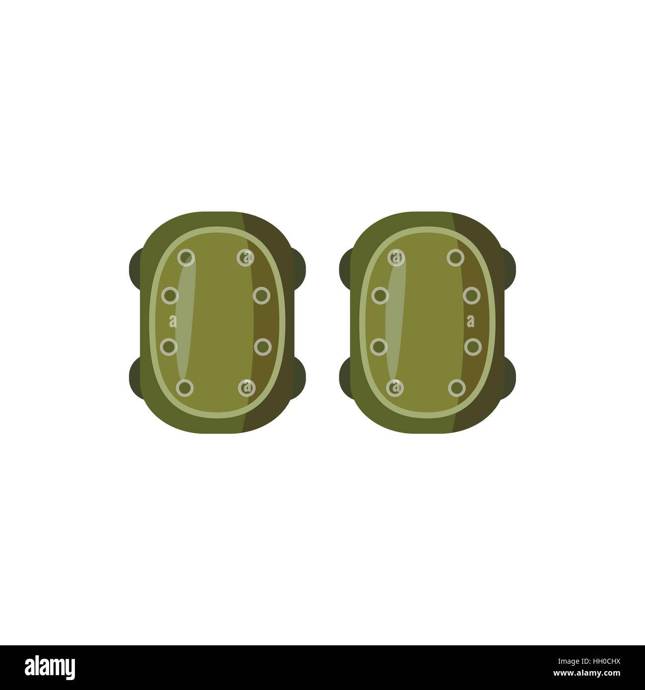 Rodilleras militares icono, estilo de dibujos animados Imagen Vector de  stock - Alamy